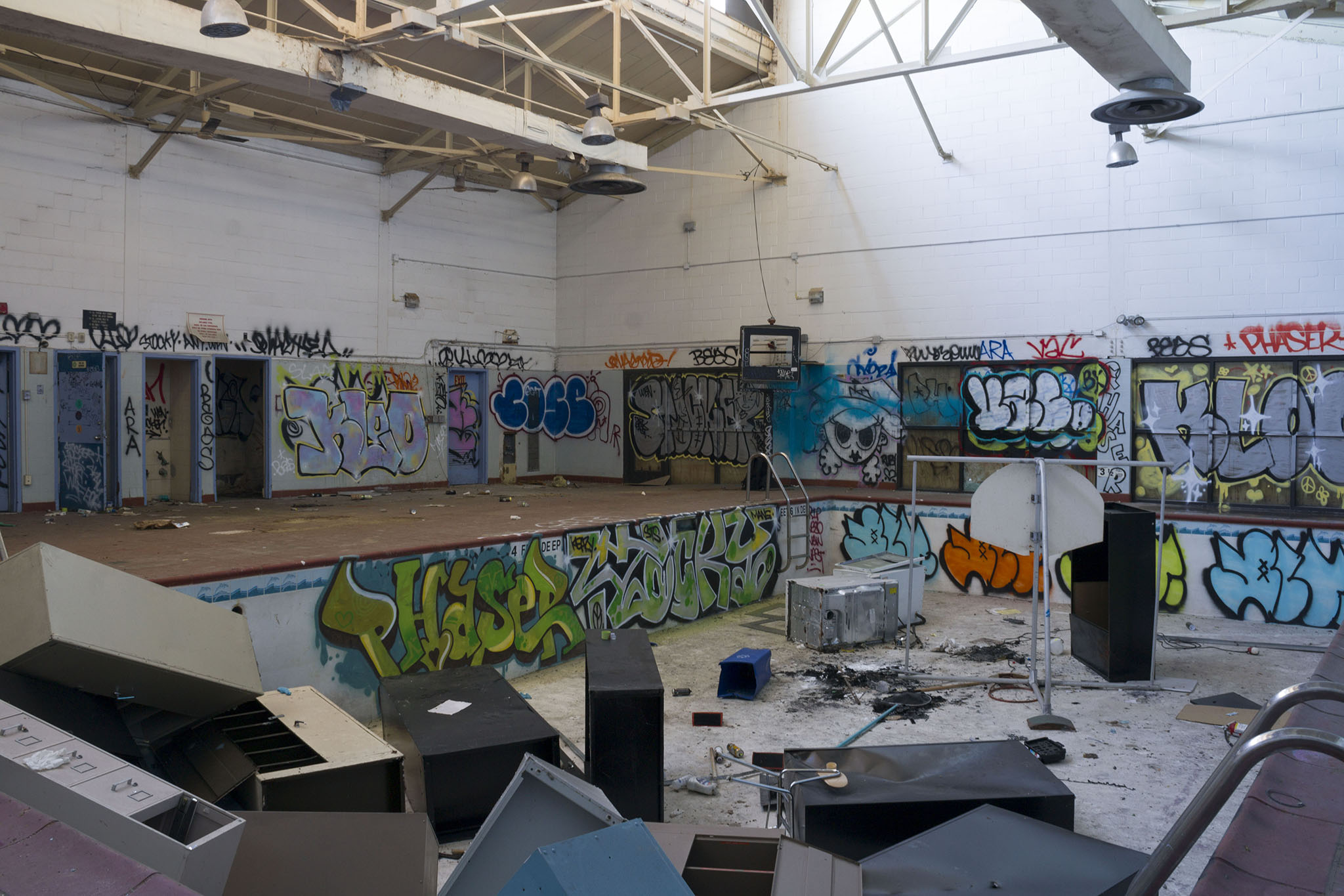 Four years ago, this area used to be devoid of any graffiti.